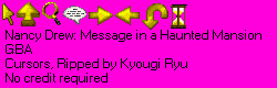 Nancy Drew: Message in a Haunted Mansion - Cursors