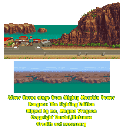 Mighty Morphin Power Rangers: The Fighting Edition - Silver Horns Stage