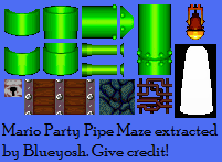 Mario Party - Pipe Maze