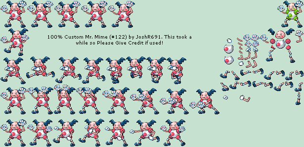 Pokémon Generation 1 Customs - #122 Mr. Mime