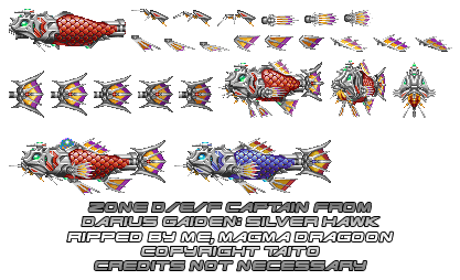Darius Gaiden: Silver Hawk - Crested Bigscale