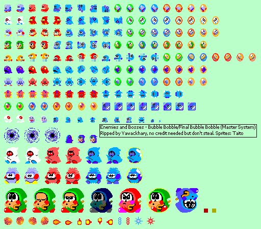 Enemies and Bosses