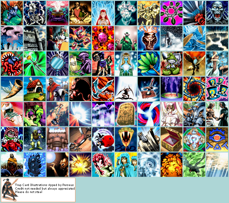 Yu-Gi-Oh! The Eternal Duelist Soul  - Trap Card Illustrations