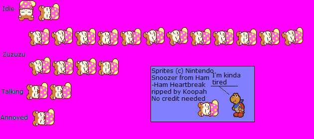 Hamtaro: Ham-Ham Heartbreak - Snoozer