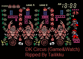 Game & Watch Remakes - Donkey Kong Circus