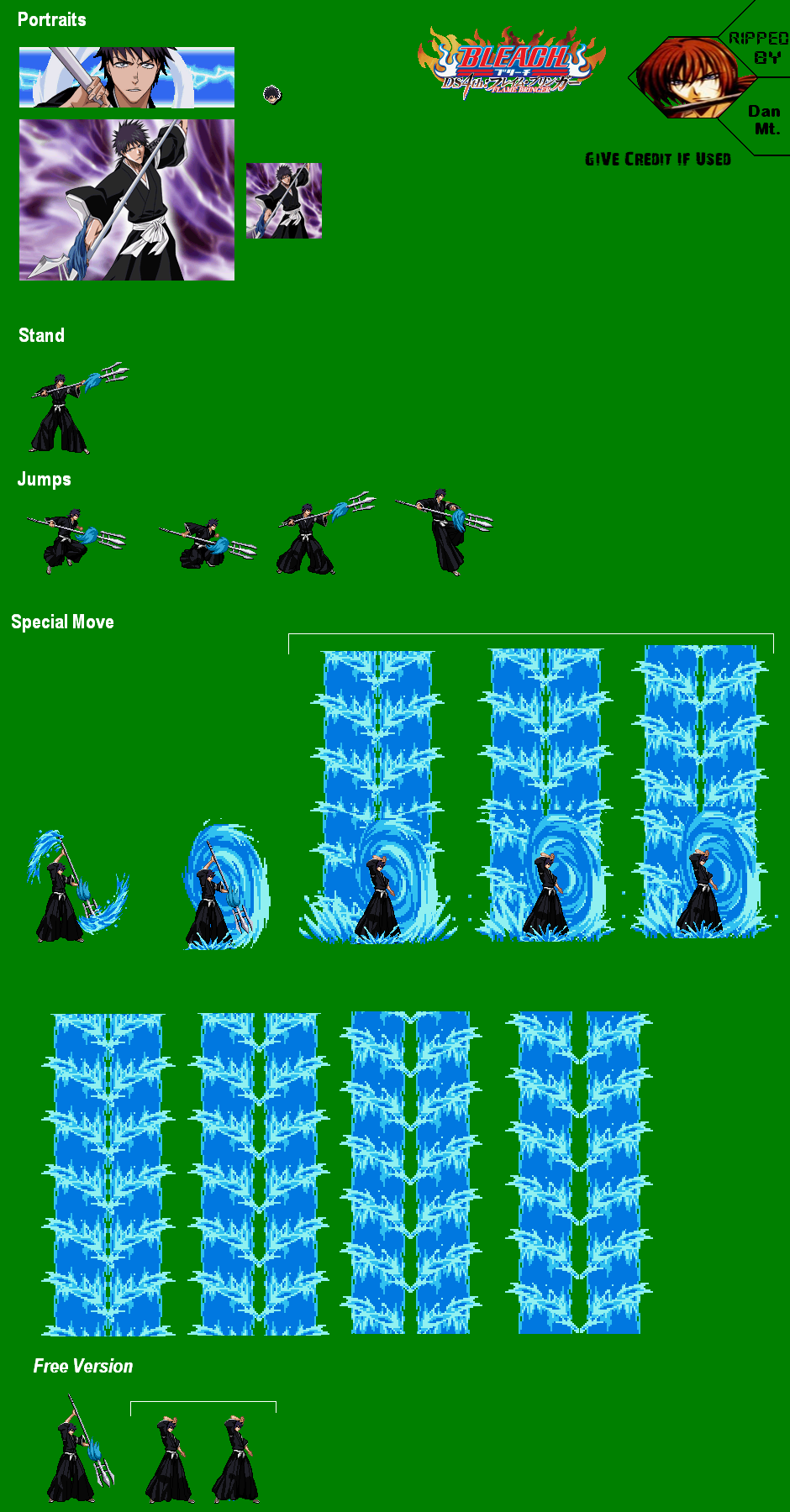 Sprite Sheet Bleach