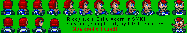 Sally (Super Mario Kart-Style)