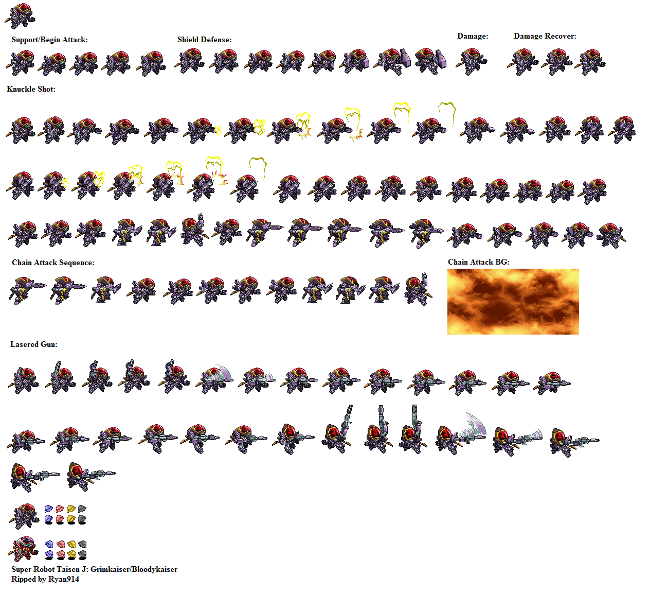 Super Robot Wars J - Grimekaiser / Bloodykaiser