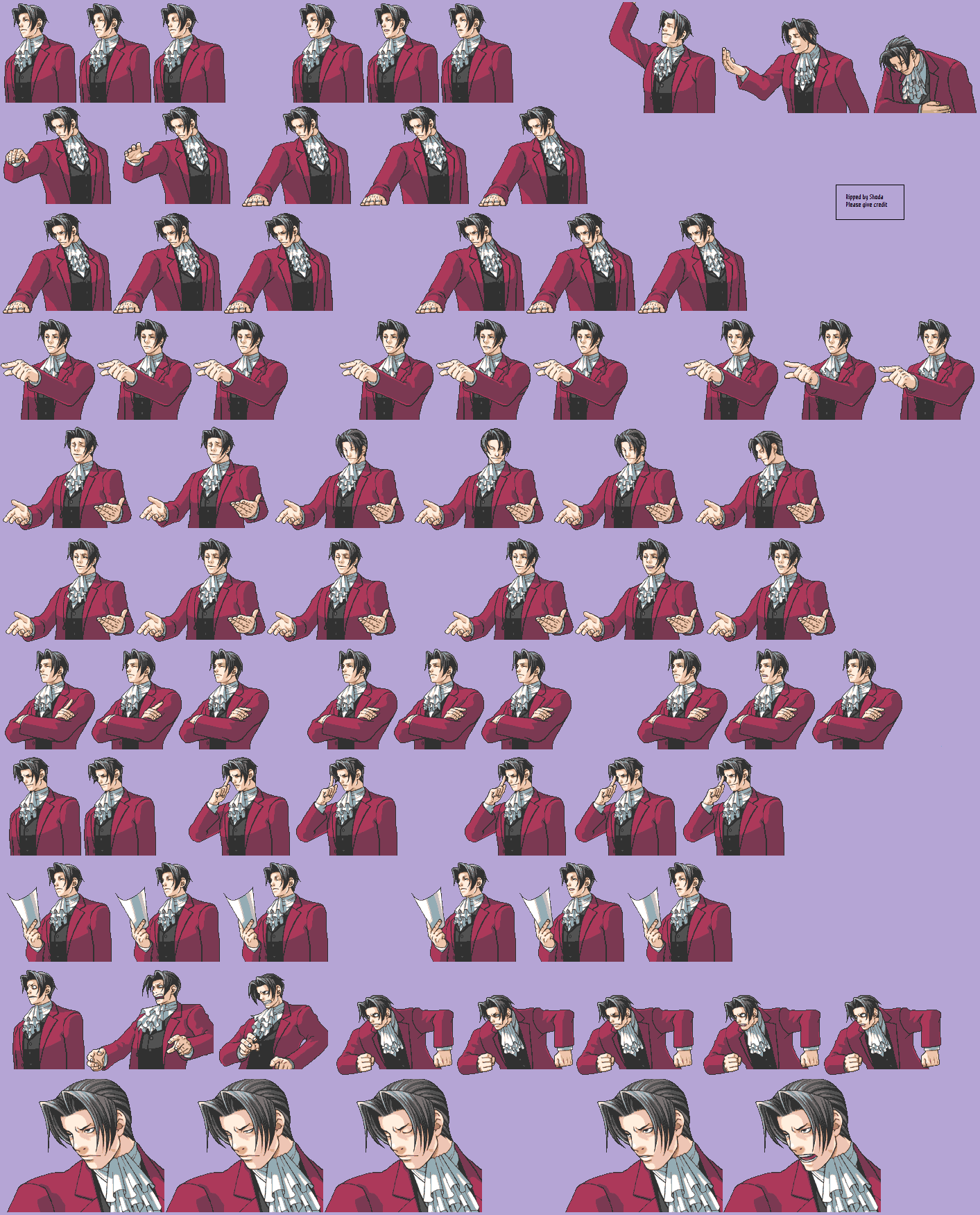 Phoenix Wright: Ace Attorney: Justice for All - Miles Edgeworth (Courtroom)