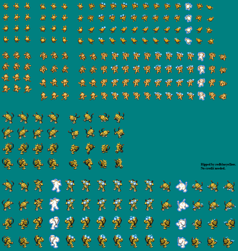 The Spriters Resource - Full Sheet View - Pokémon Ranger 3: Guardian ...