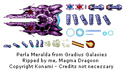 Gradius Galaxies / Generation / Advance - Perla Meralda