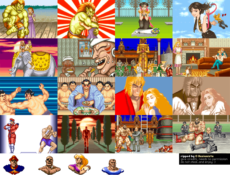 Street Fighter 2: Champion Edition - Endings