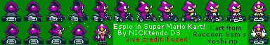 Espio (Super Mario Kart-Style)