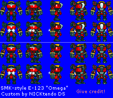 Sonic the Hedgehog Customs - Omega (Super Mario Kart-Style)