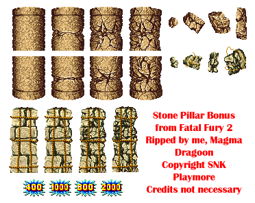 Fatal Fury 2 - Stone Pillar Bonus
