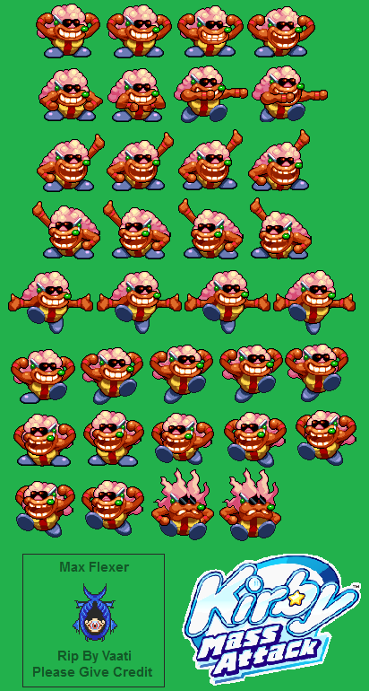 Kirby Mass Attack - Max Flexer
