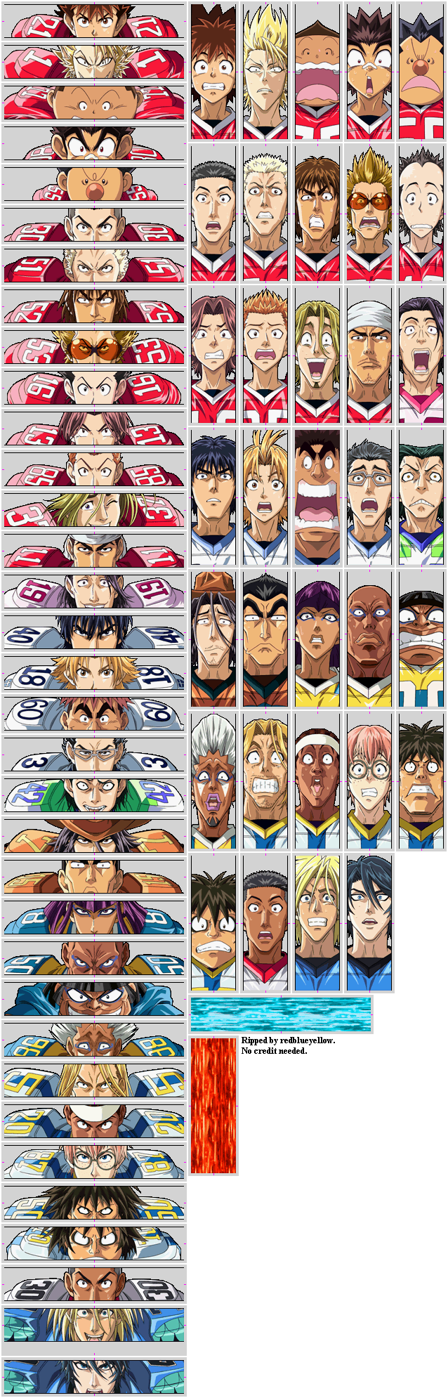 Eyeshield 21: Max Devil Power - Battle Mugshots