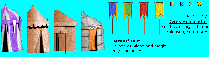 Heroes of Might and Magic - Heroes' Tent