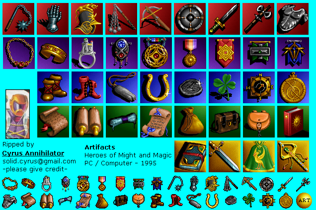 Heroes of Might and Magic - Artifacts