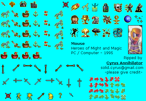 Heroes of Might and Magic - Mouse Cursors