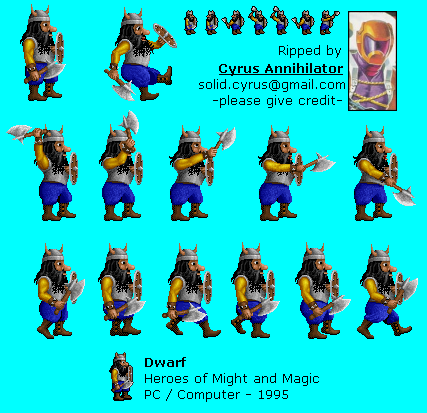 Heroes of Might and Magic - Dwarf