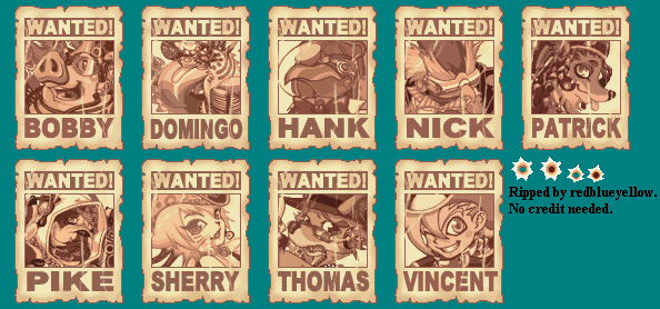 Gunpey DS - Wanted Posters