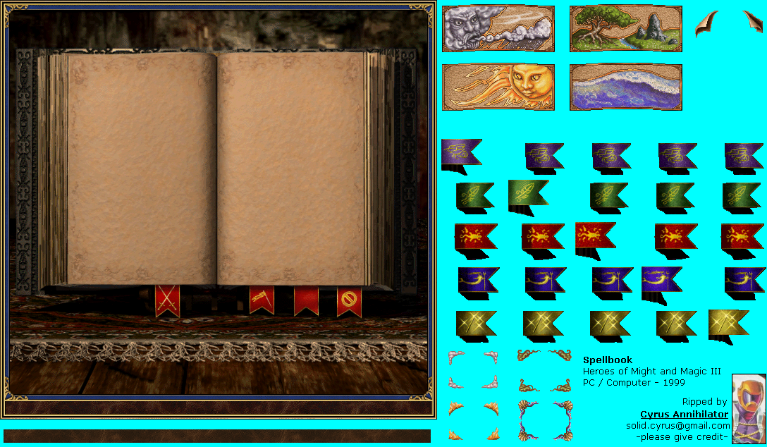 Heroes of Might and Magic 3 - Spellbook