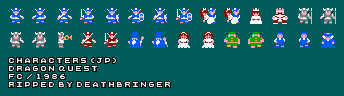 Dragon Warrior - Characters (JPN)