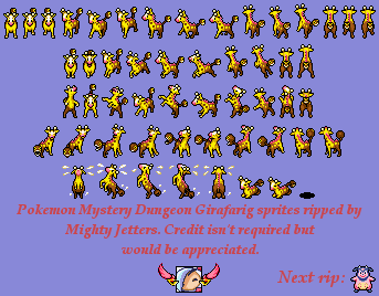 Pokémon Mystery Dungeon: Red Rescue Team - Girafarig