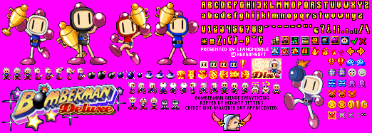 Bomberman Deluxe - General Sprites