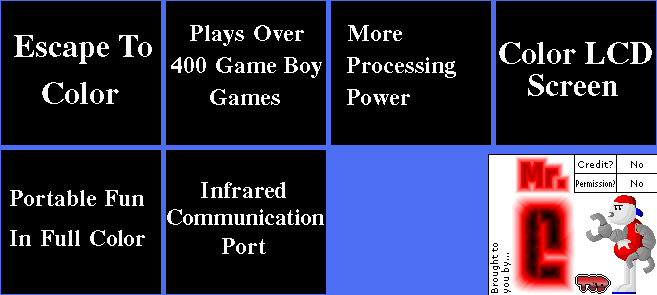 Game Boy Color Promotional Demo - Messages