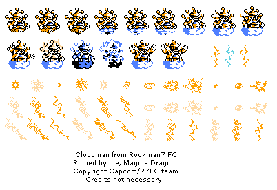 Rockman 7 FC / Mega Man 7 FC - Cloud Man