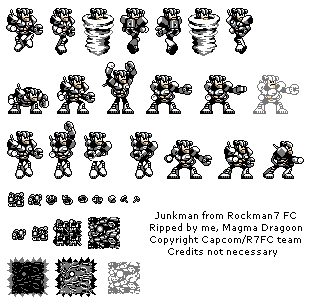 Rockman 7 FC / Mega Man 7 FC - Junk Man