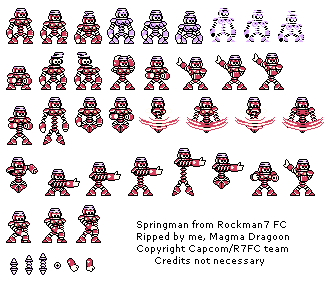 Rockman 7 FC / Mega Man 7 FC - Spring Man