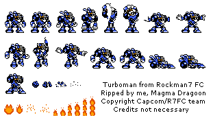 Rockman 7 FC / Mega Man 7 FC - Turbo Man