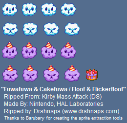 Kirby Mass Attack - Floof & Dekofloof