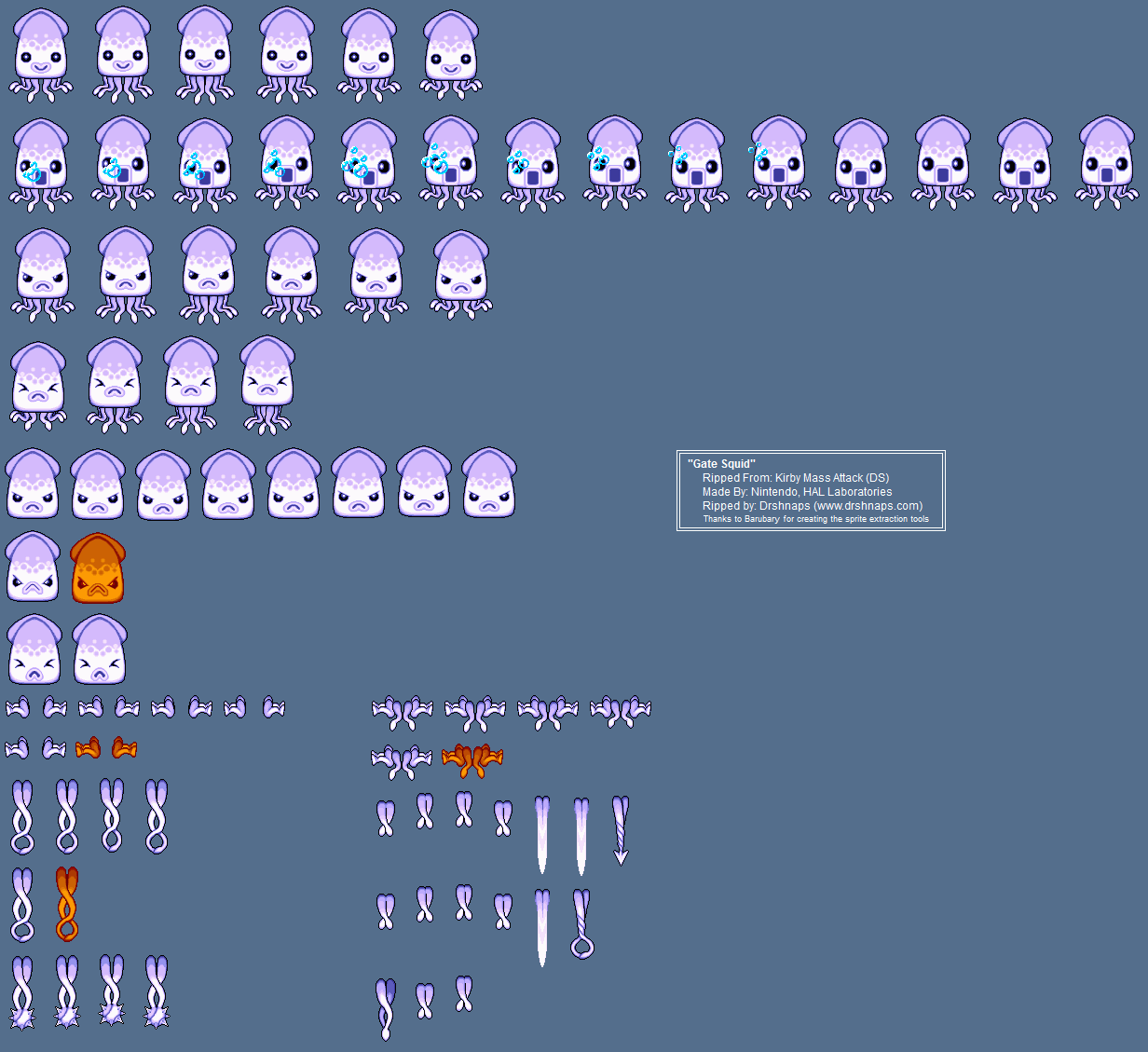 Кирби Mass Attack Sprite