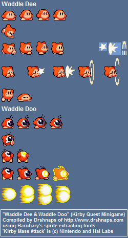 Kirby Mass Attack - Waddle Dee & Waddle Doo
