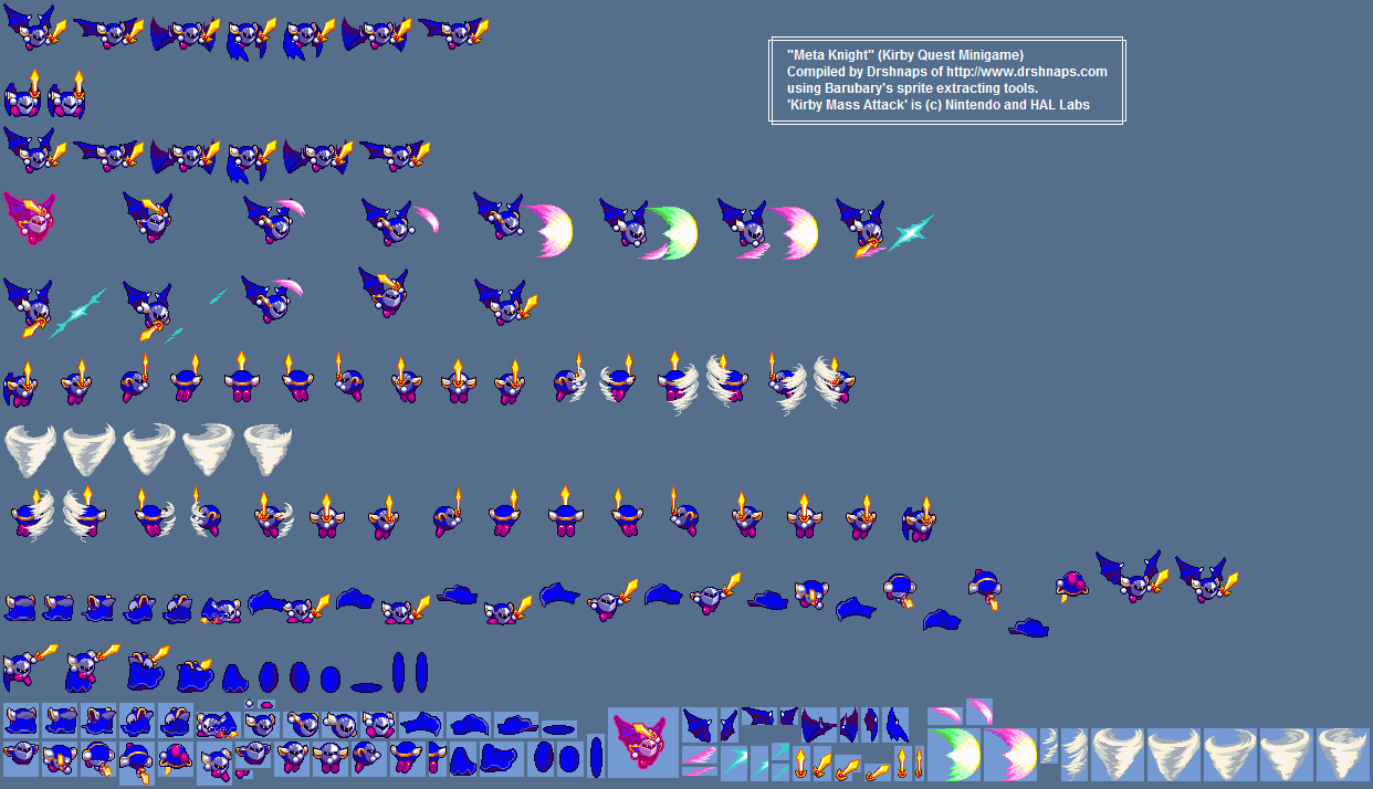 Meta Knight Sprite Sheet - vrogue.co