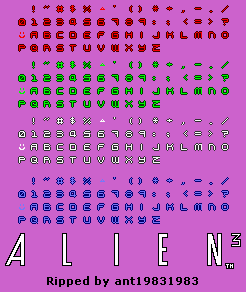 Alien 3 - Font