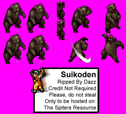 Suikoden - Grizzly Bear