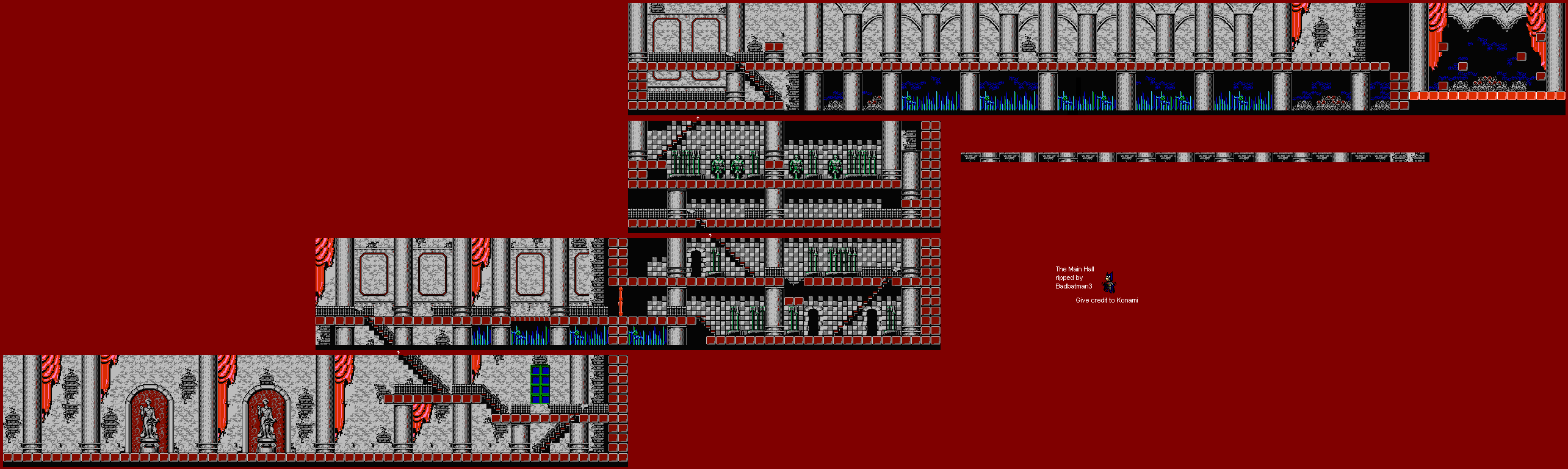 Castlevania 3: Dracula's Curse - Block 8-01 The Main Hall