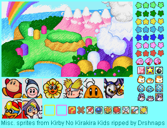 Kirby's Star Stacker / Kirby no Kirakira Kizzu (JPN) - Map