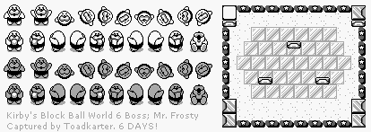 Kirby's Block Ball - Mr. Frosty