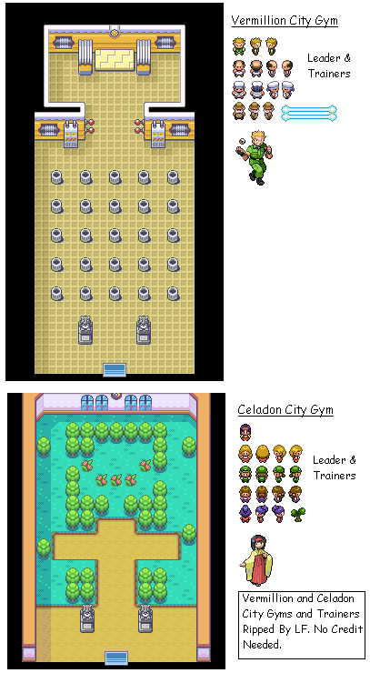 Pokémon FireRed / LeafGreen - Gym 3 and 4