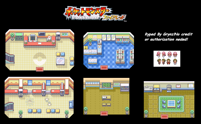 Pokémon FireRed / LeafGreen - Rooms