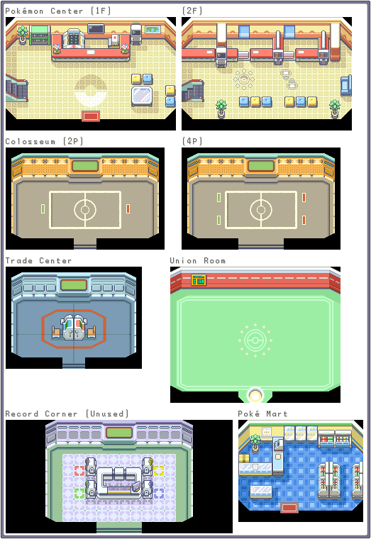 Pokémon FireRed / LeafGreen - Pokémon Center / Mart