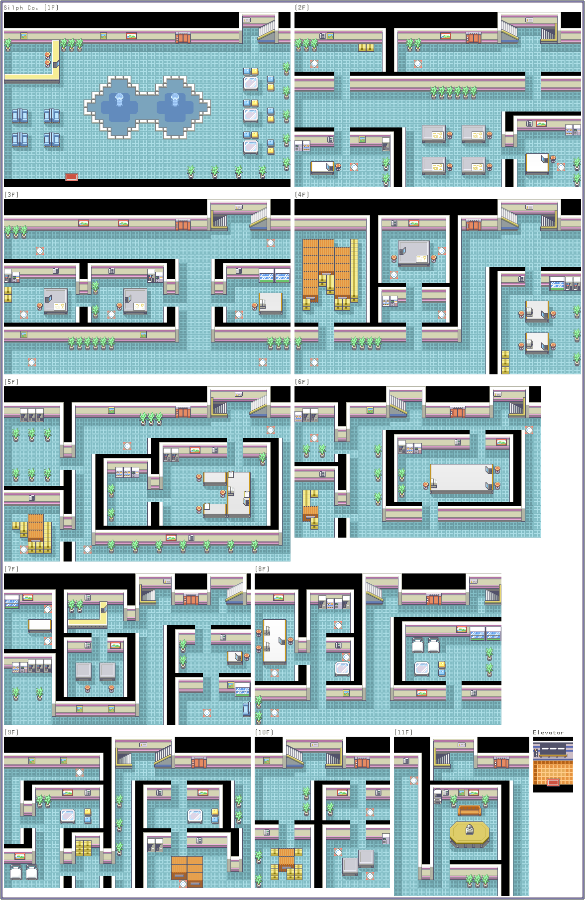 Pokémon FireRed / LeafGreen - Silph Co.