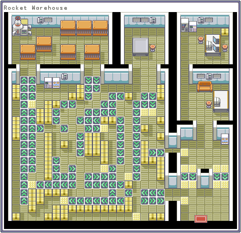 Pokémon FireRed / LeafGreen - Rocket Warehouse