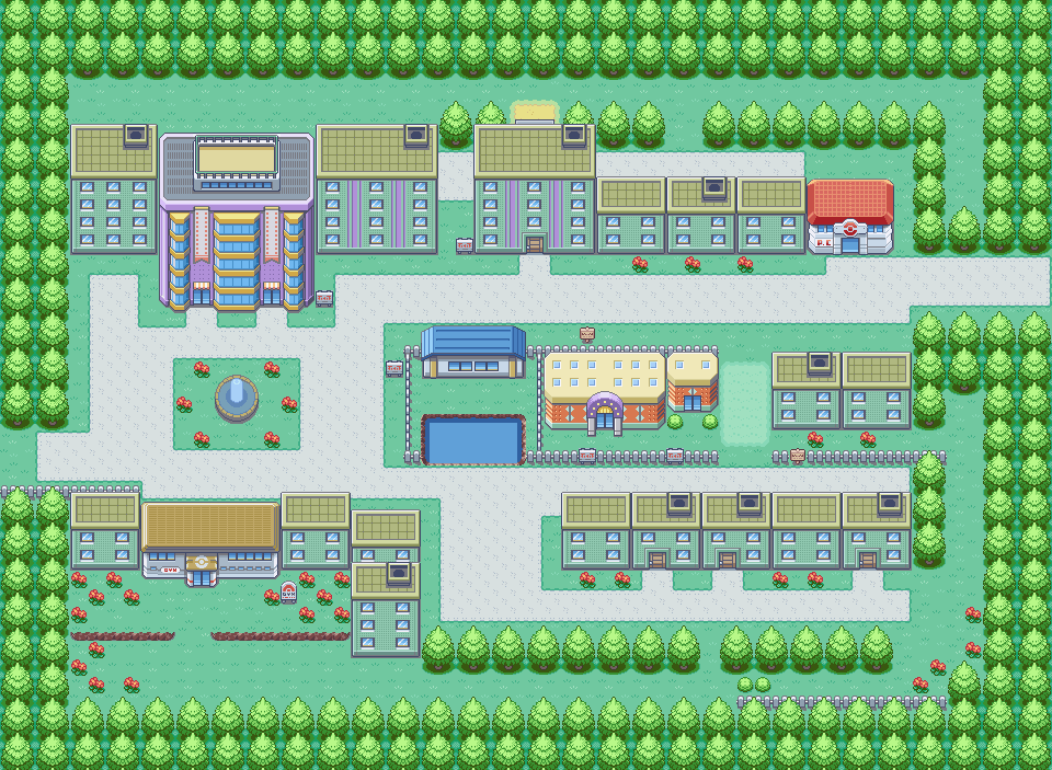 Pokémon FireRed / LeafGreen - Celadon City